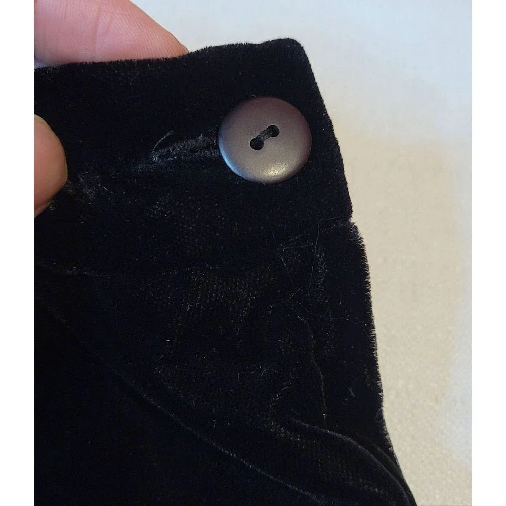 Jessica McClintock Black Velvet Skirt Size 4